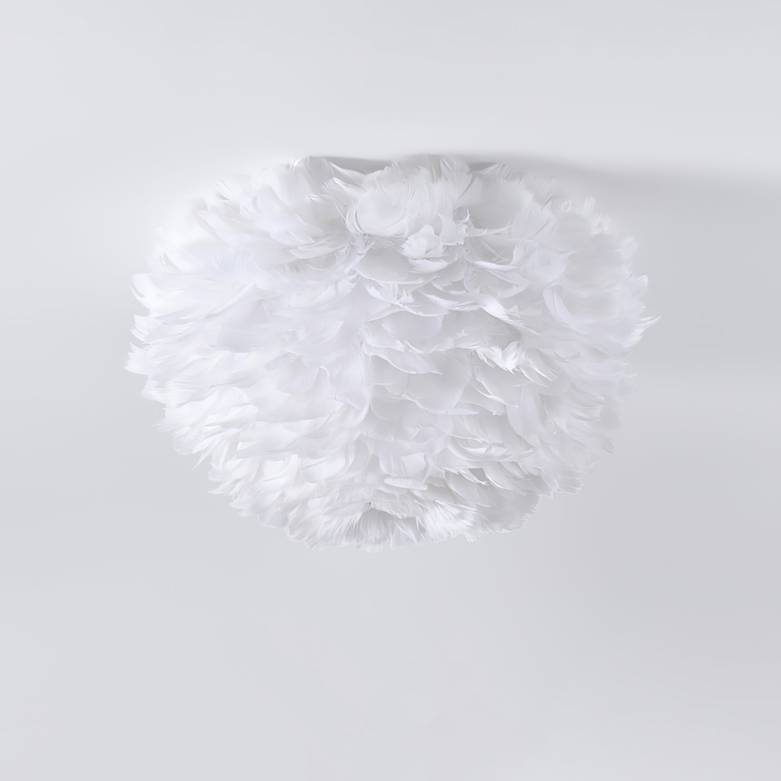 Zalore Premium Nordic Art Feathered Ceiling Lamp-Neutral Decor