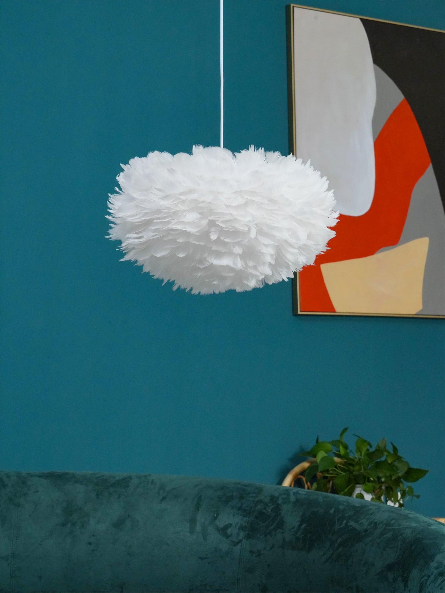 Deveno Feathers Pendant Lamp-Neutral Decor
