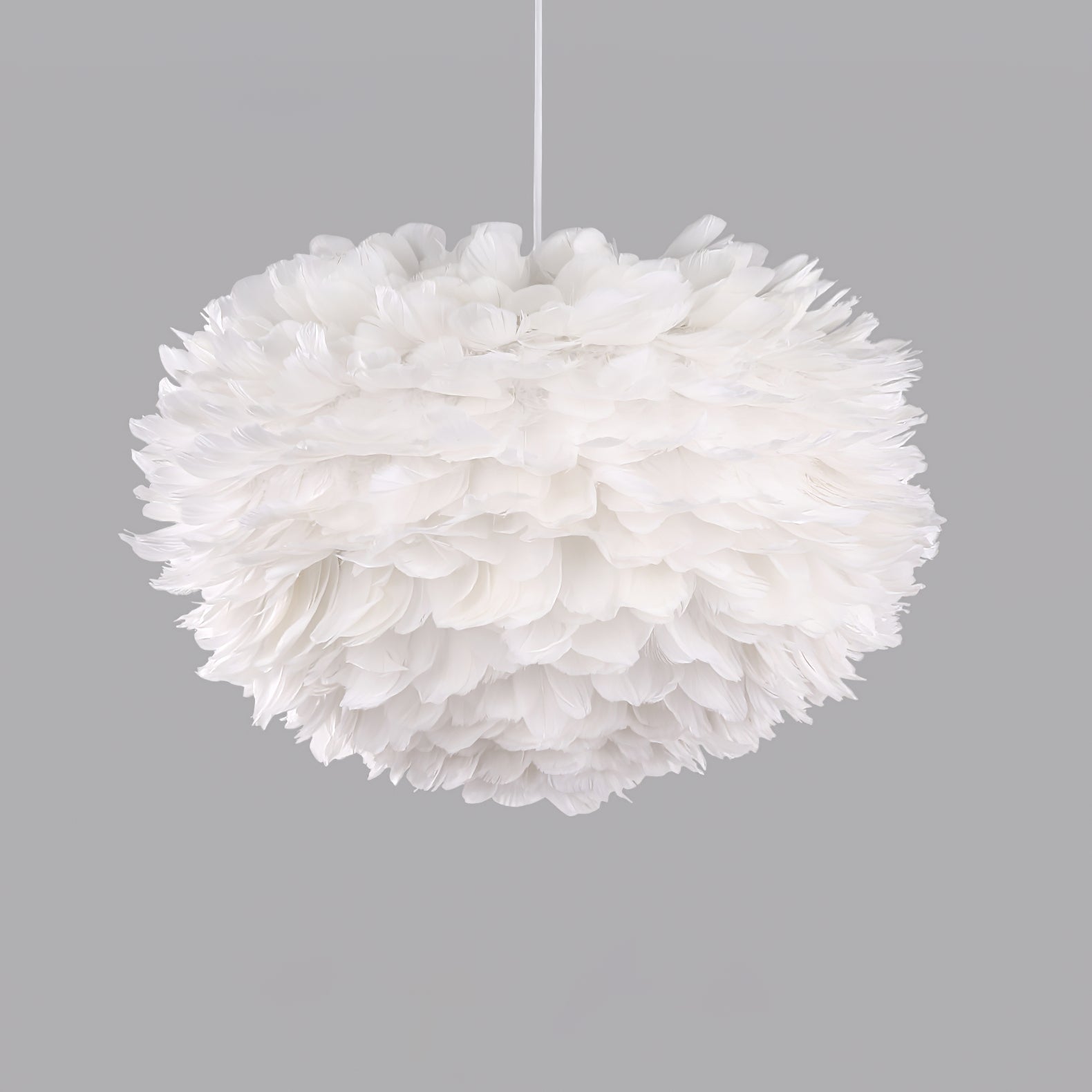 Deveno Feathers Pendant Lamp-Neutral Decor