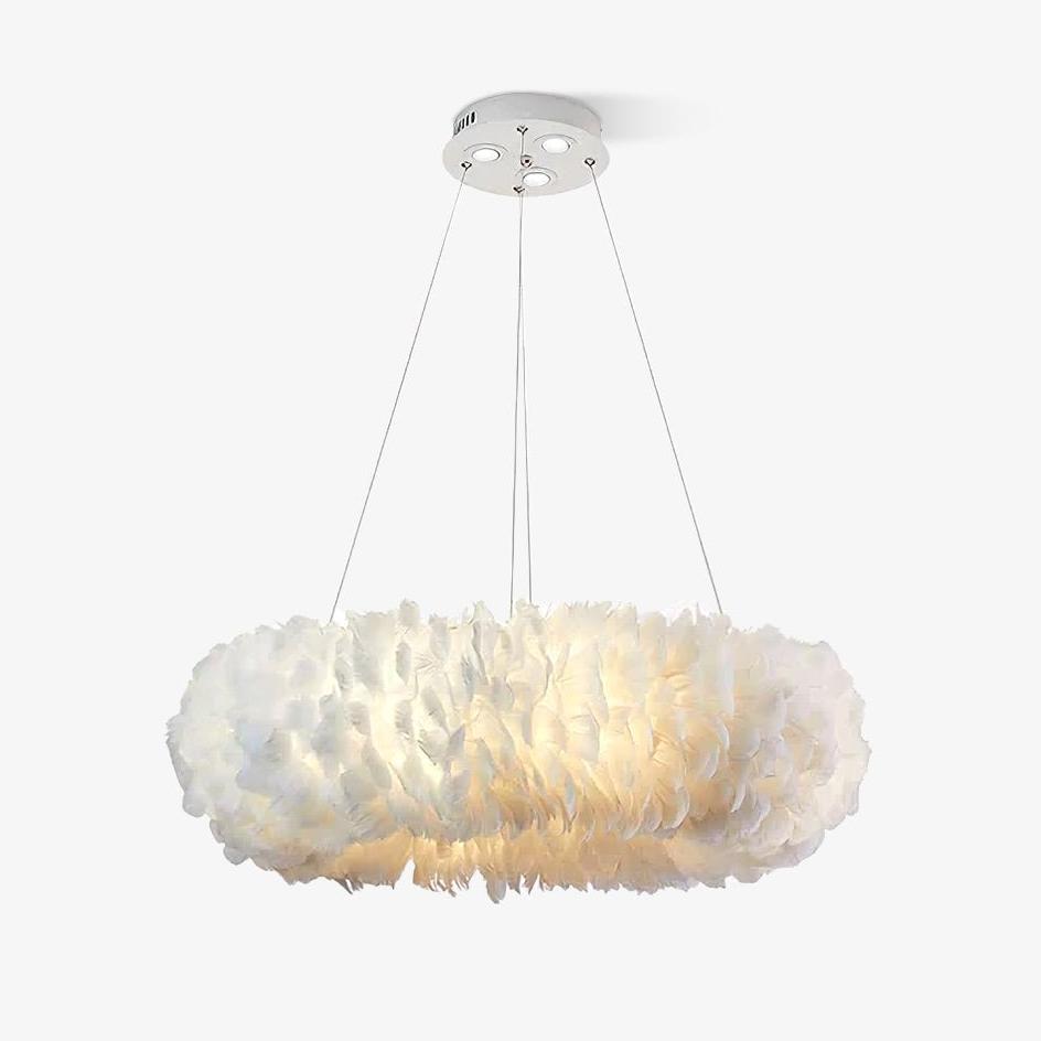 Deveno Feathers Pendant Lamp-Neutral Decor