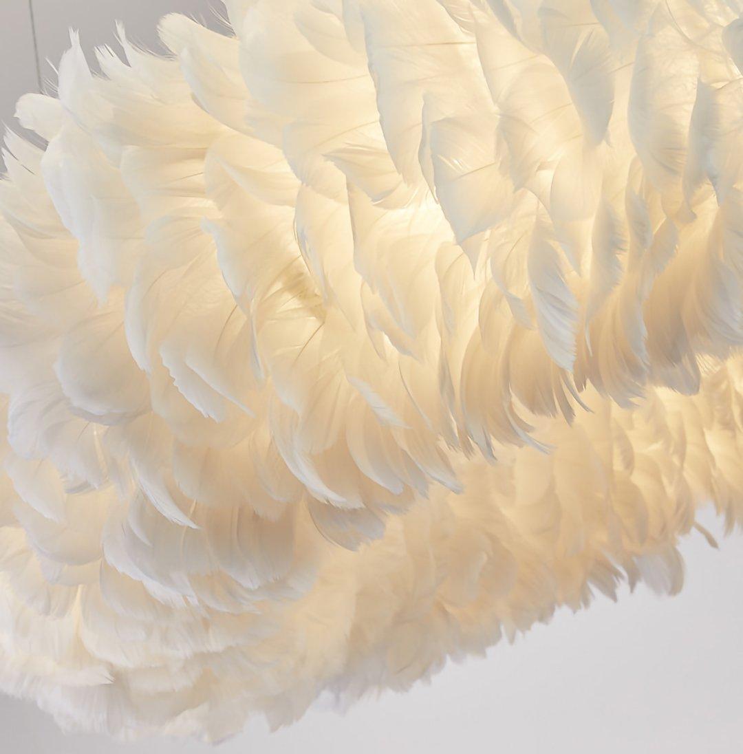 Deveno Feathers Pendant Lamp-Neutral Decor