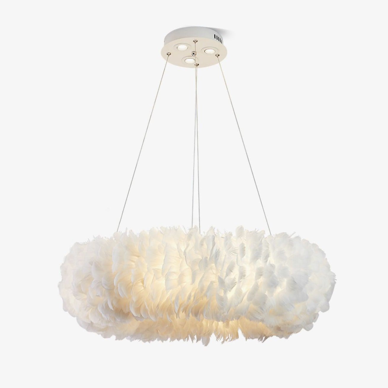 Deveno Feathers Pendant Lamp-Neutral Decor