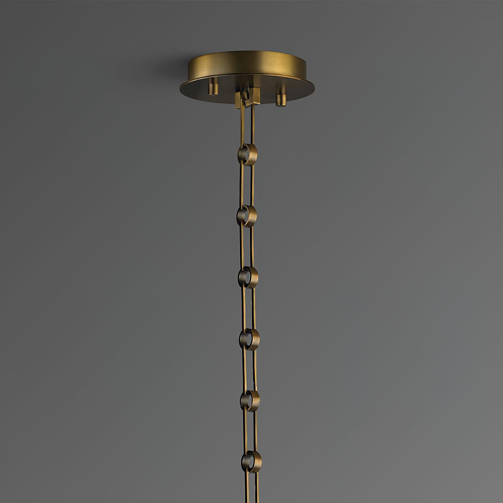 Zovin Brass & Crystal Glam Pendant Light-Neutral Decor