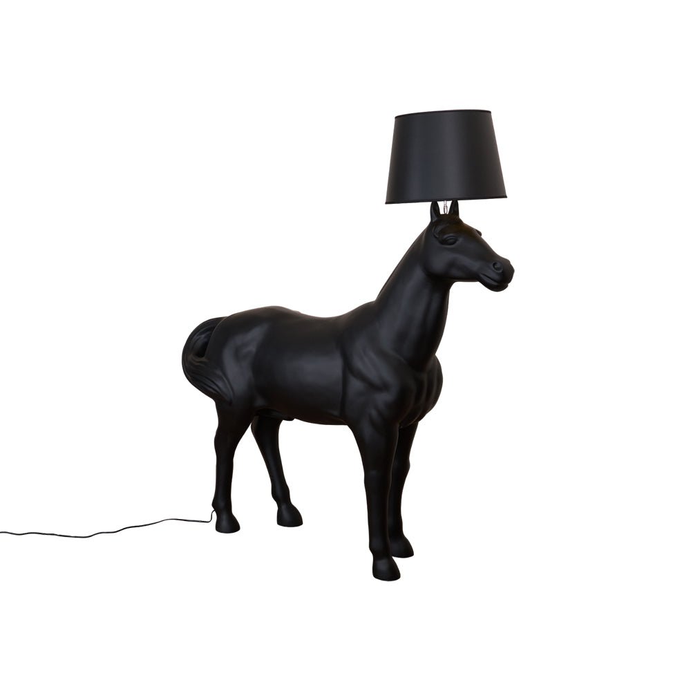 Miron Plastic Fabric Floor Lamp-Neutral Decor
