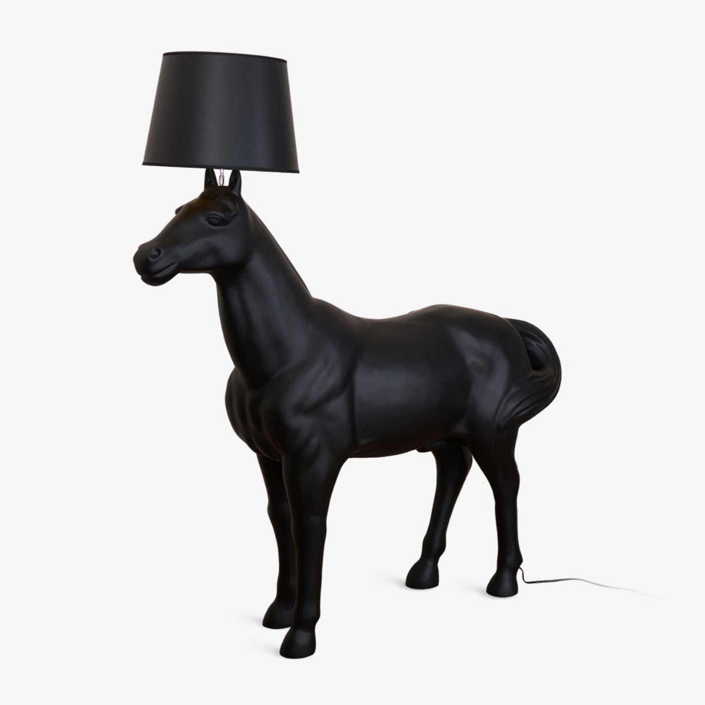 Miron Plastic Fabric Floor Lamp-Neutral Decor