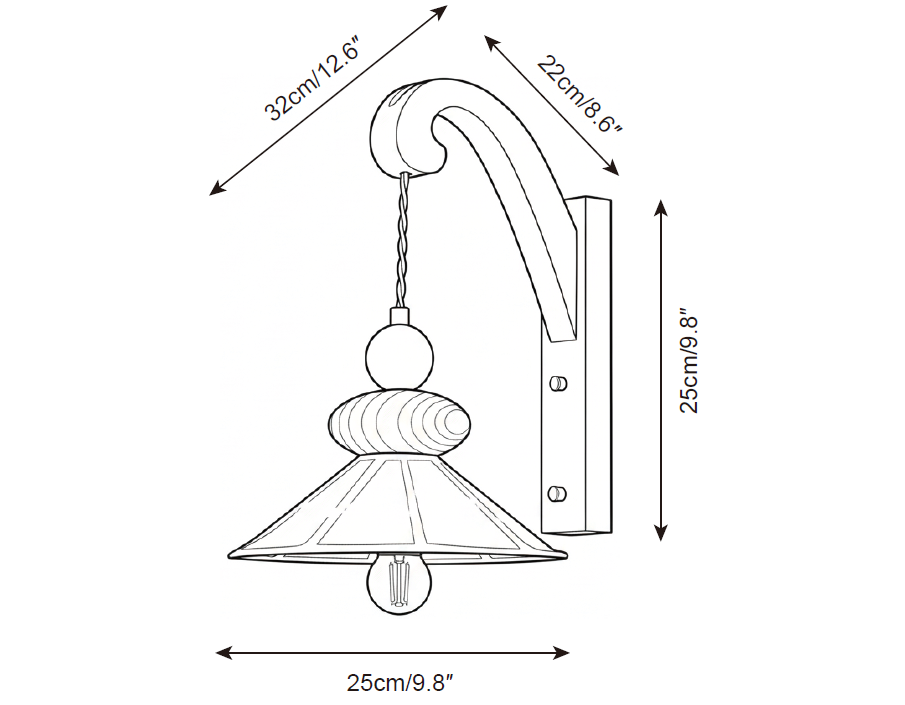 Camille Wall Light
