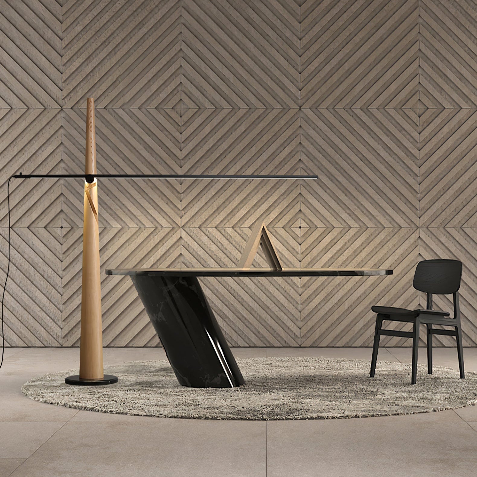 Ovelila Minimalist Wood Floor Lamp-Neutral Decor