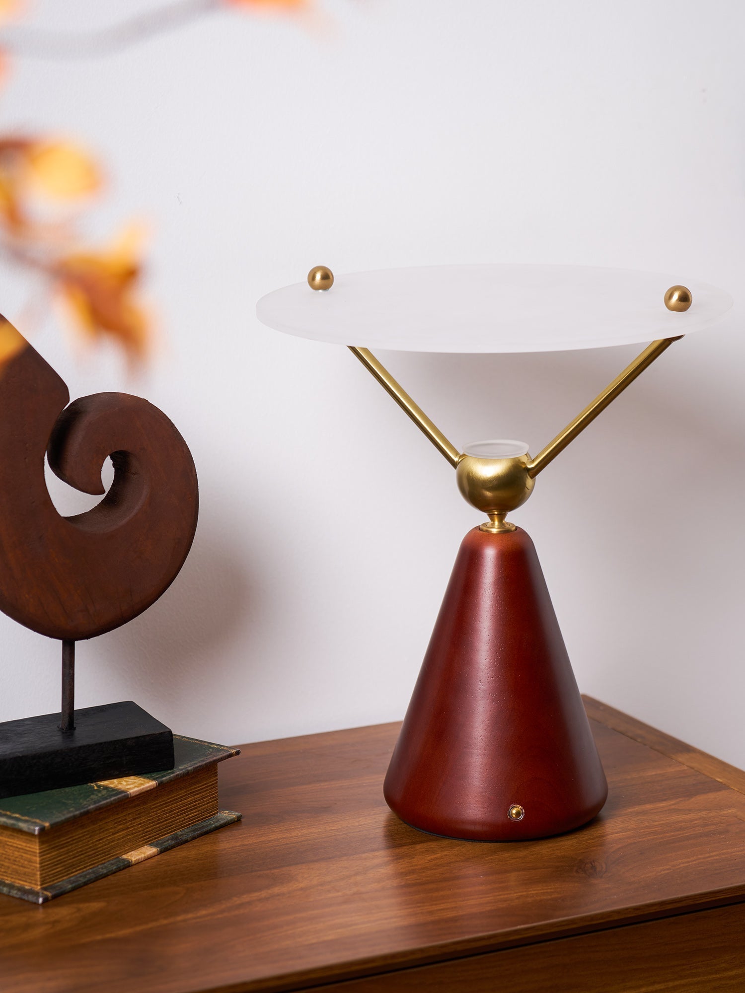 Balance Modern Wood Table Lamp-Neutral Decor
