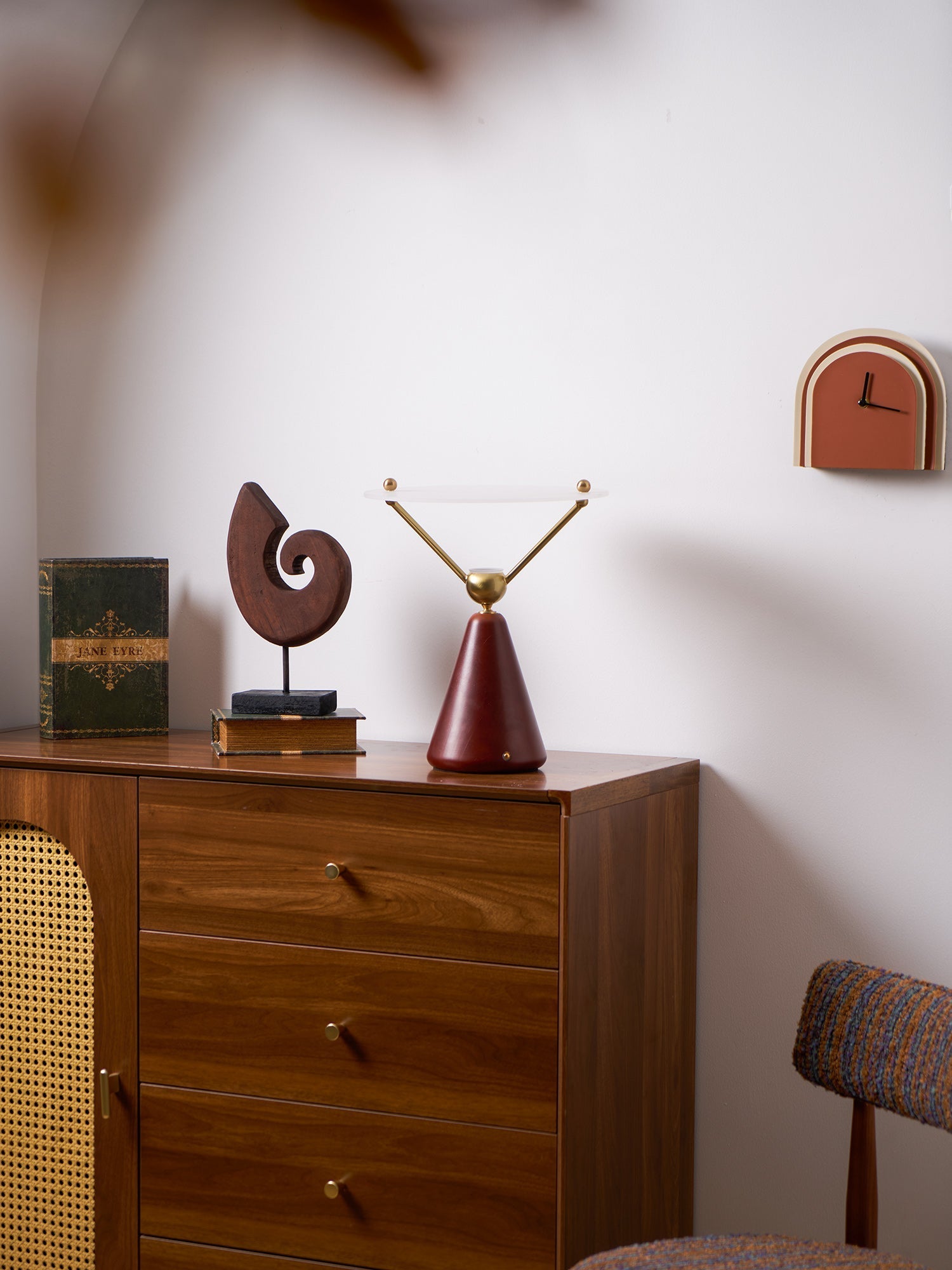 Balance Modern Wood Table Lamp-Neutral Decor