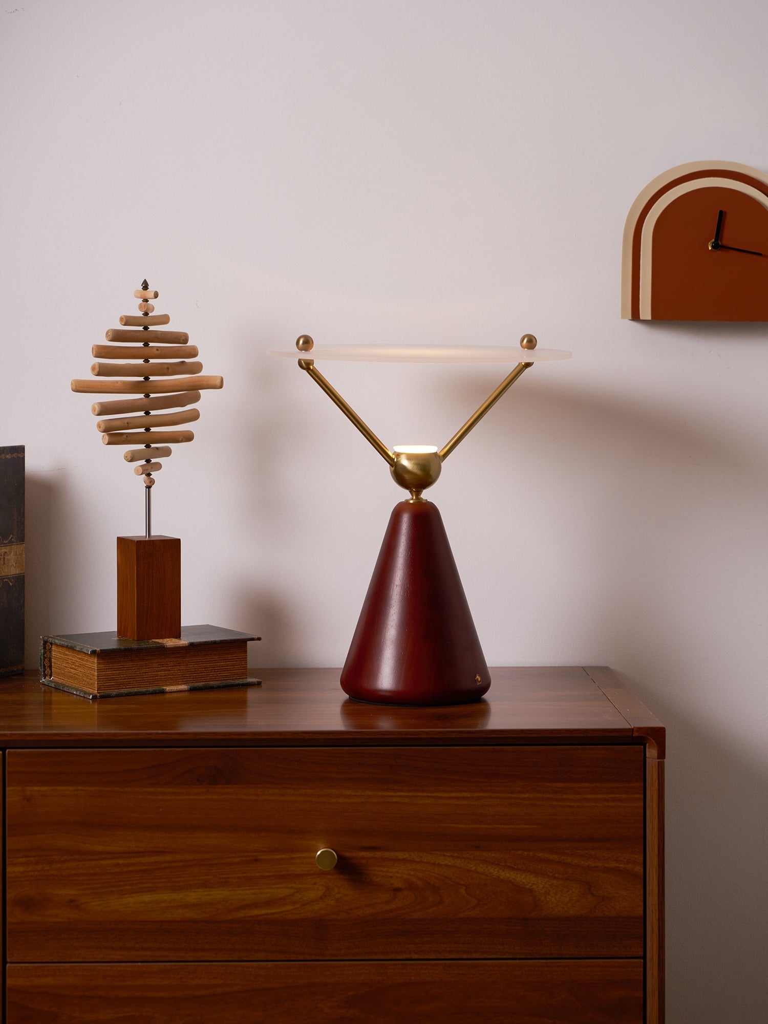 Balance Modern Wood Table Lamp-Neutral Decor