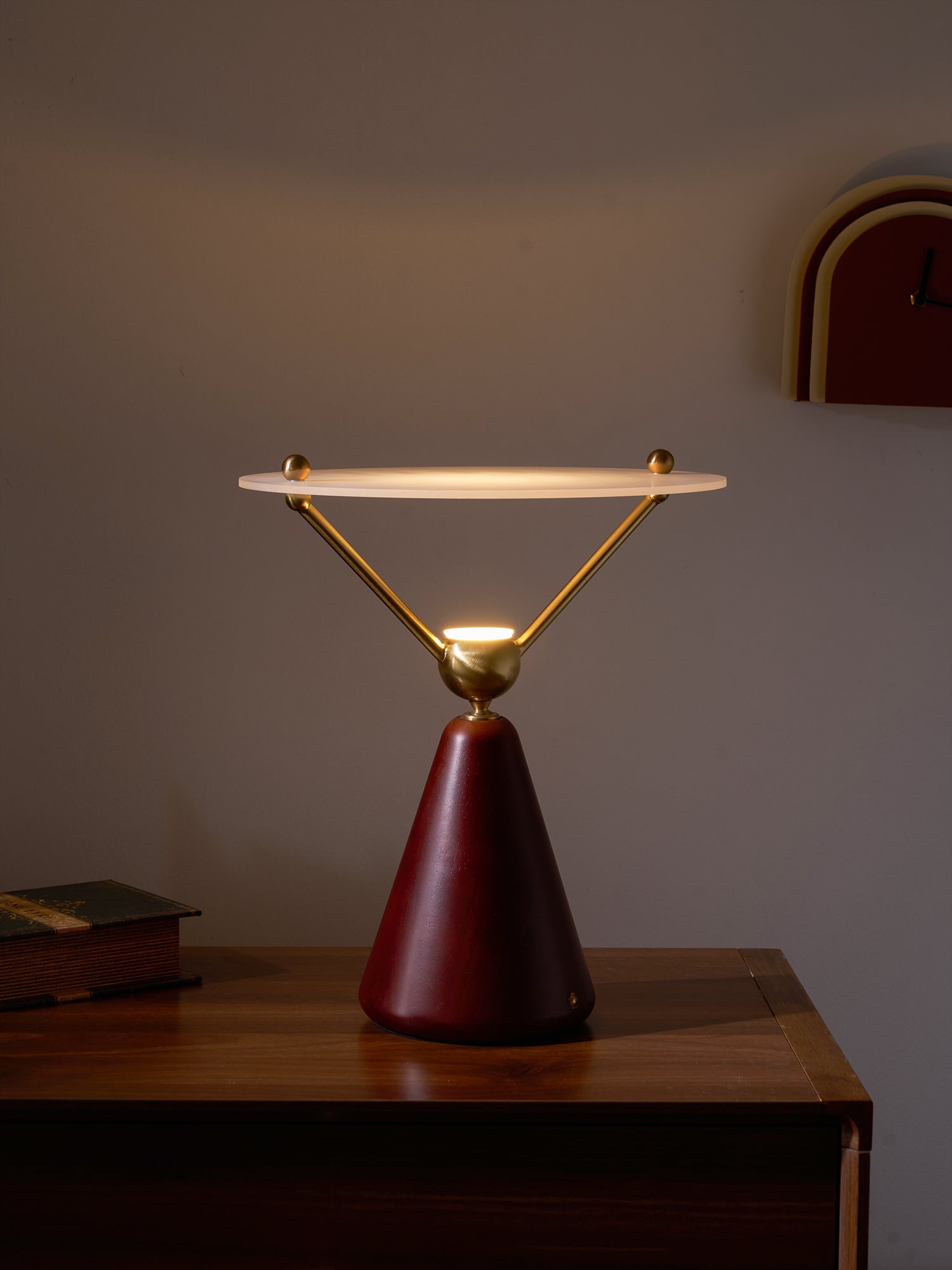Balance Modern Wood Table Lamp-Neutral Decor