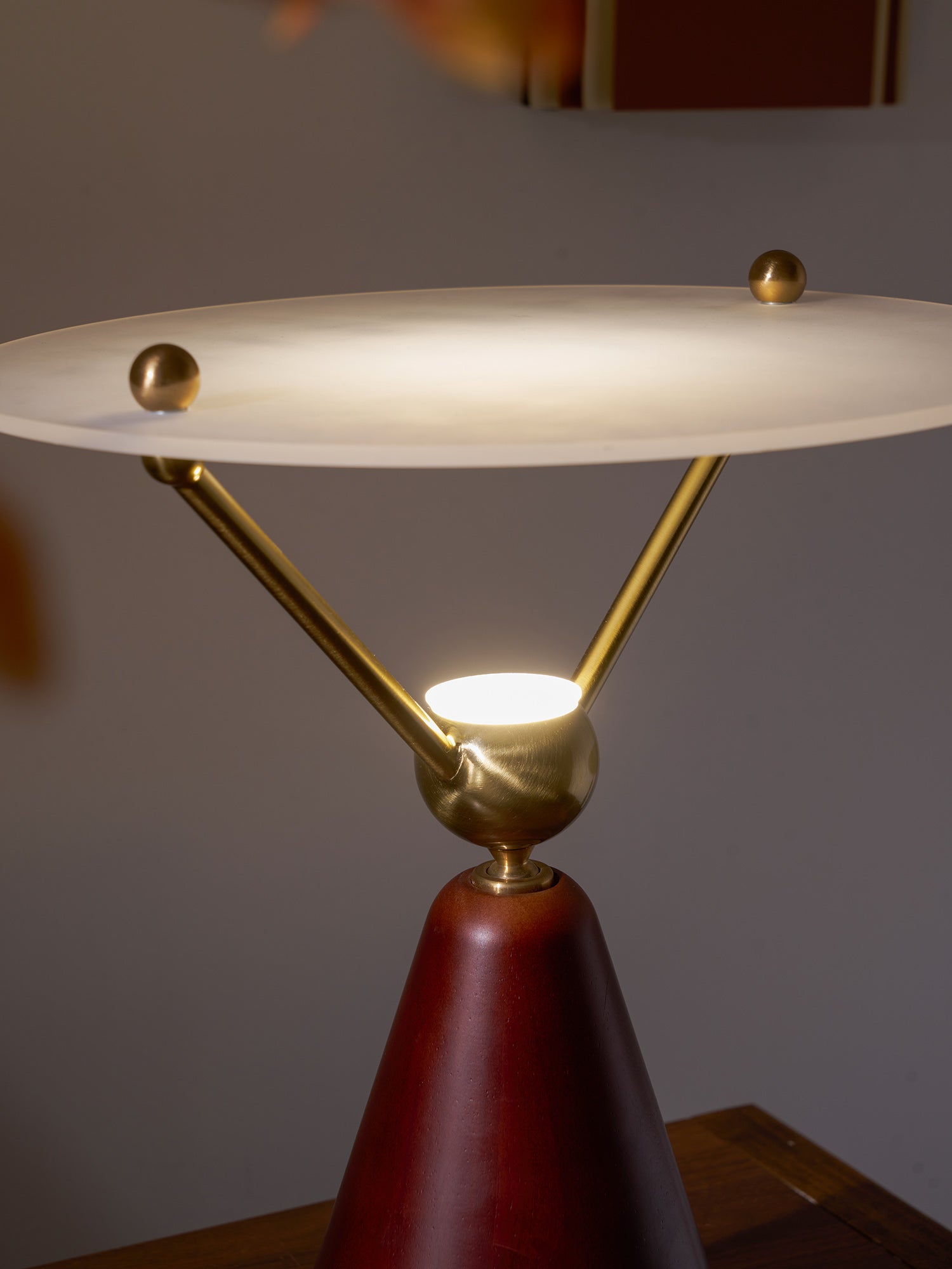 Balance Modern Wood Table Lamp-Neutral Decor