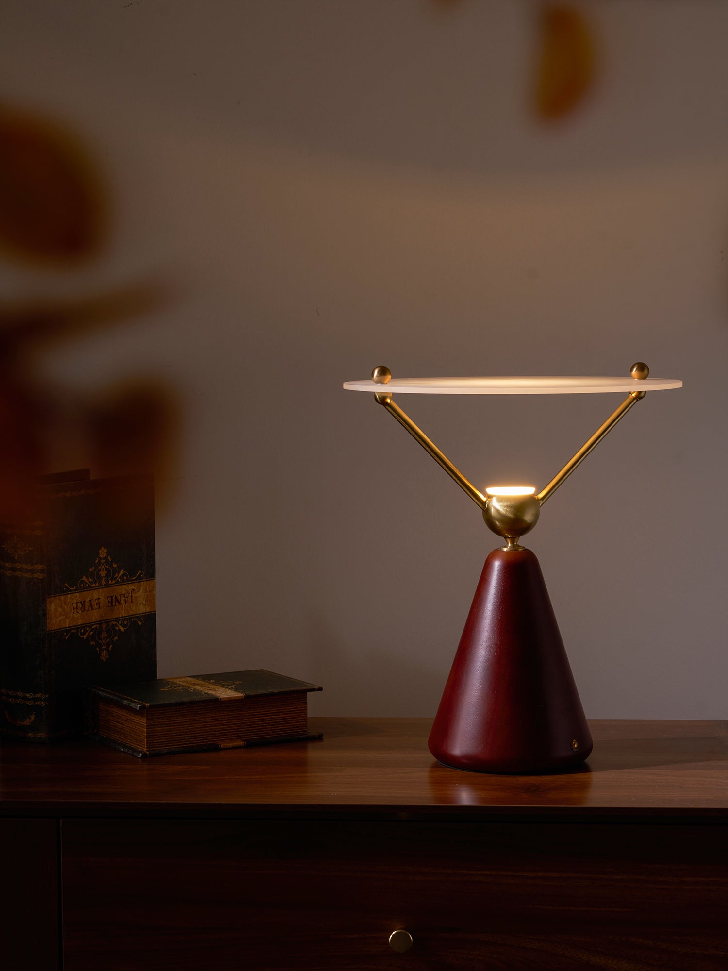 Balance Modern Wood Table Lamp-Neutral Decor