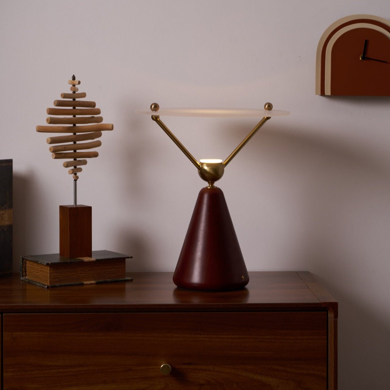 Balance Modern Wood Table Lamp-Neutral Decor