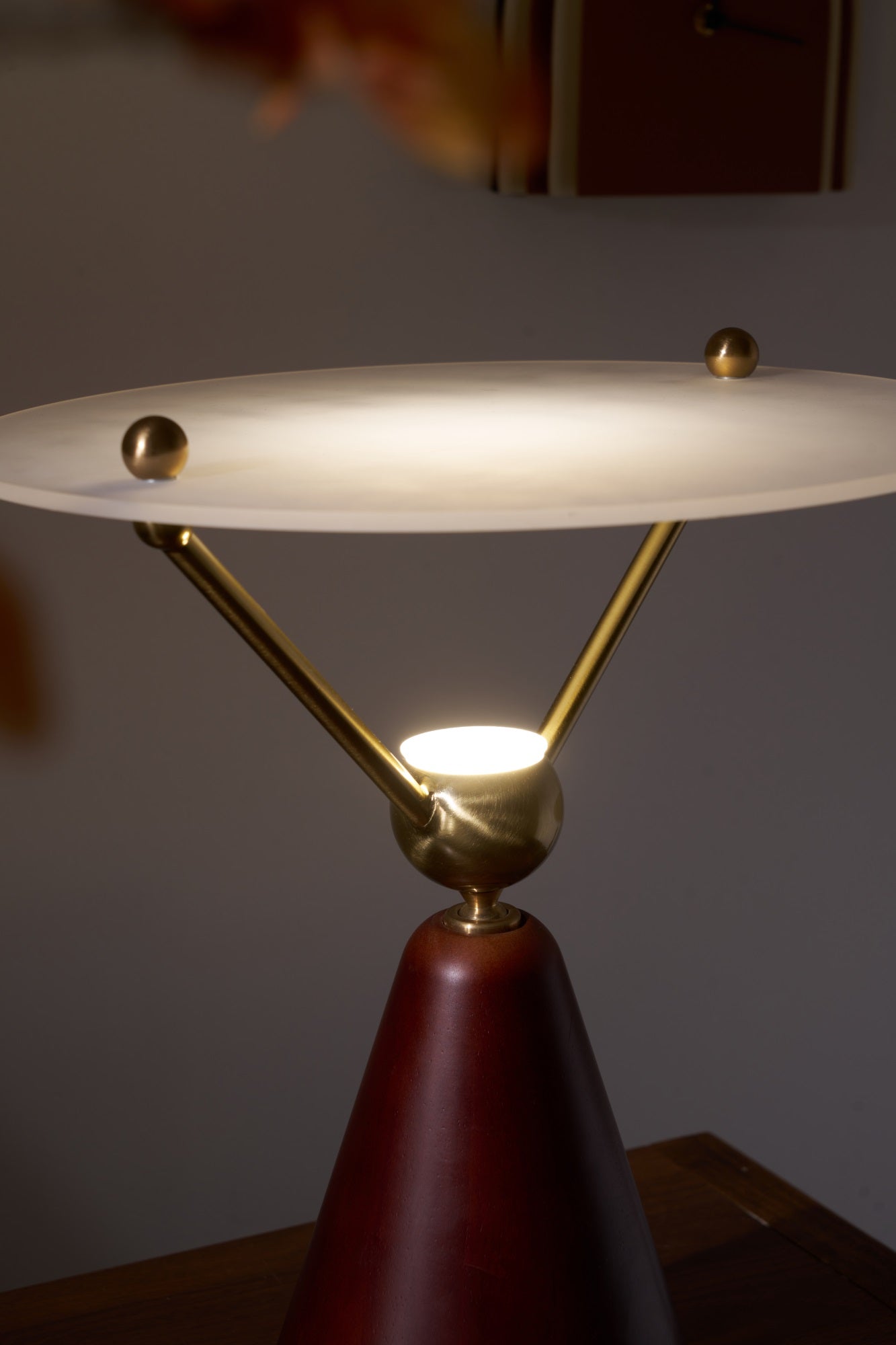 Balance Modern Wood Table Lamp-Neutral Decor