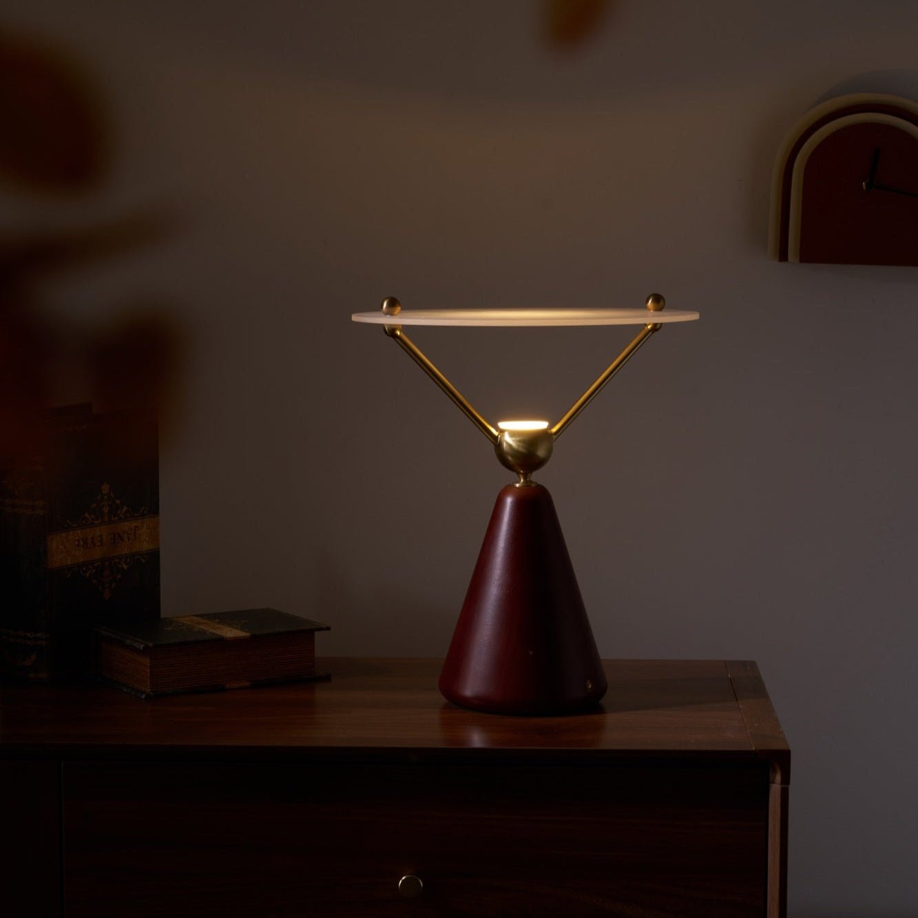 Balance Modern Wood Table Lamp-Neutral Decor