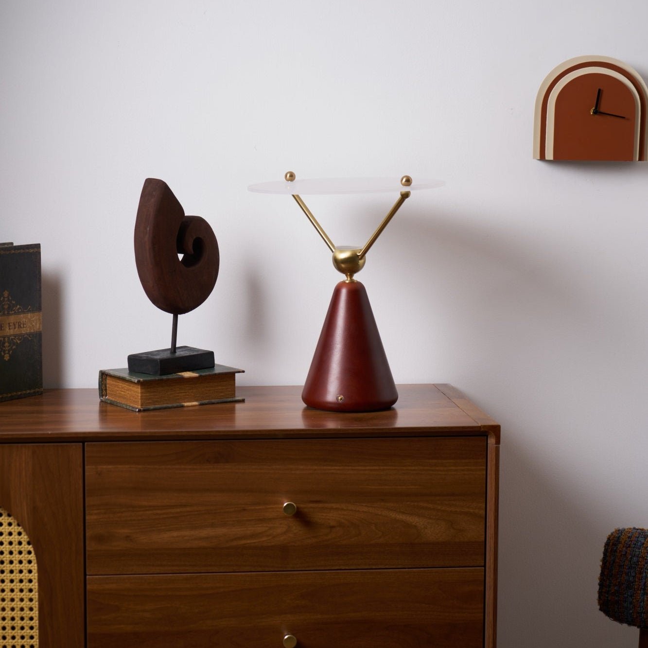 Balance Modern Wood Table Lamp-Neutral Decor
