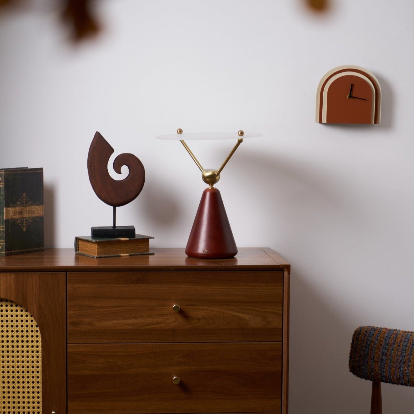 Balance Modern Wood Table Lamp-Neutral Decor