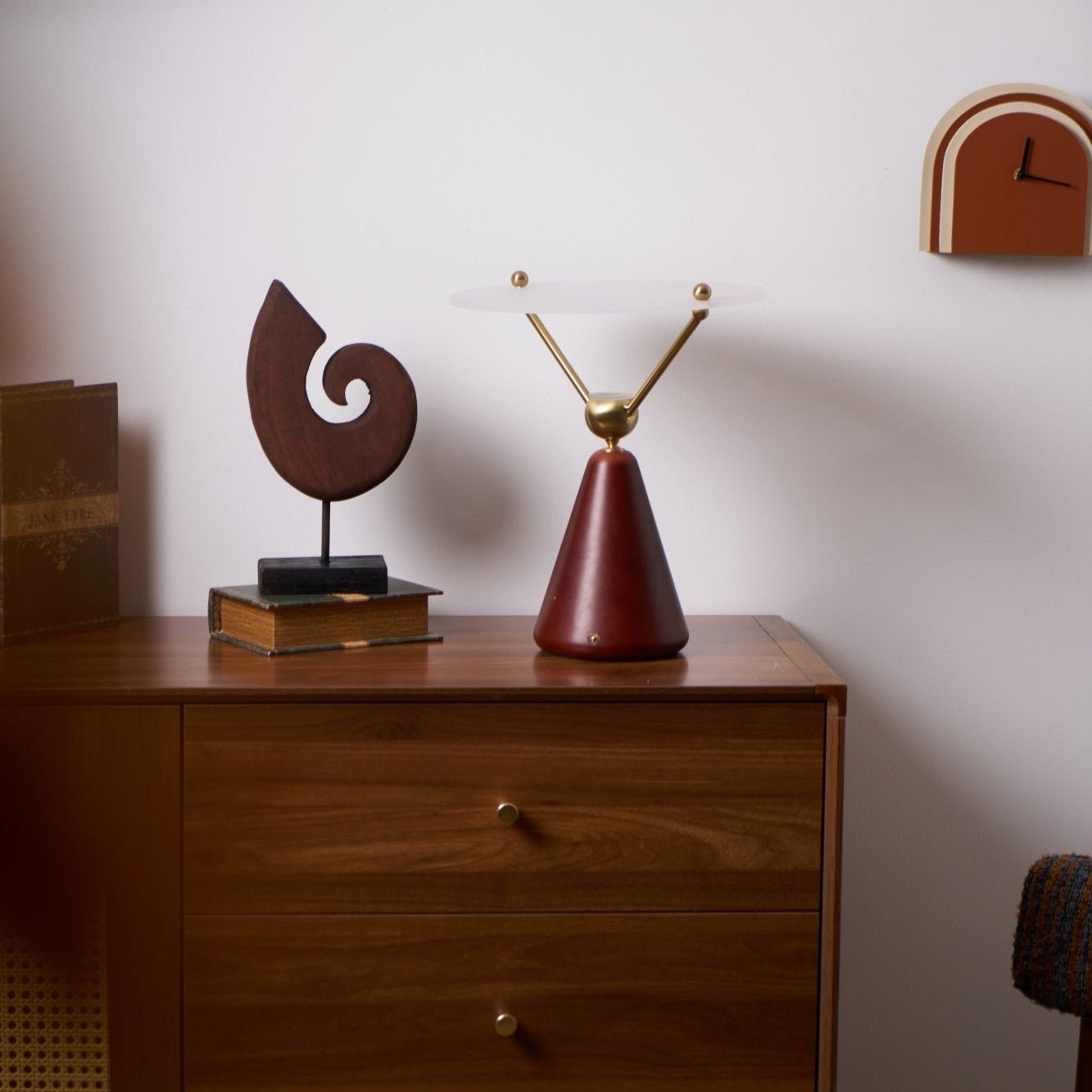 Balance Modern Wood Table Lamp-Neutral Decor