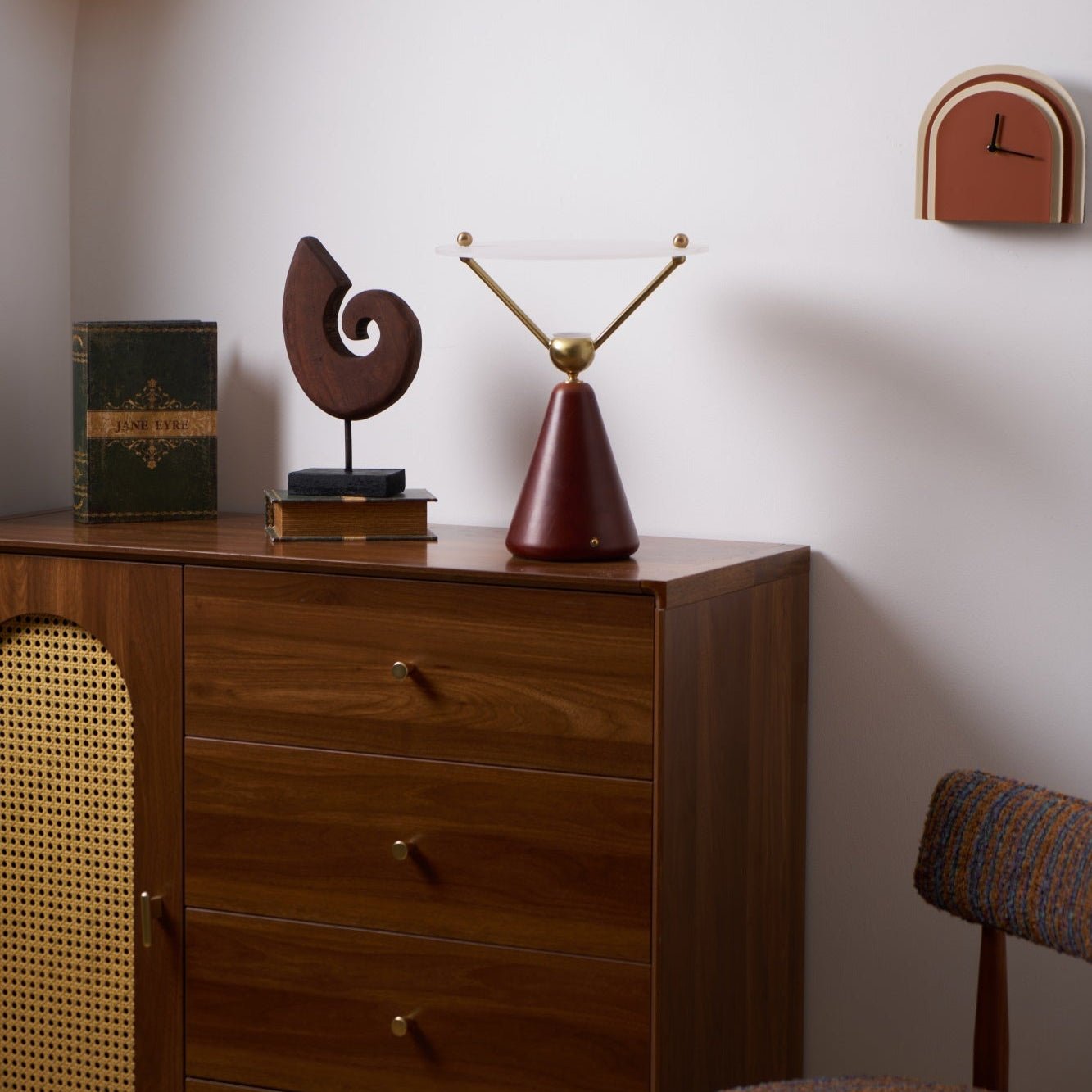 Balance Modern Wood Table Lamp-Neutral Decor