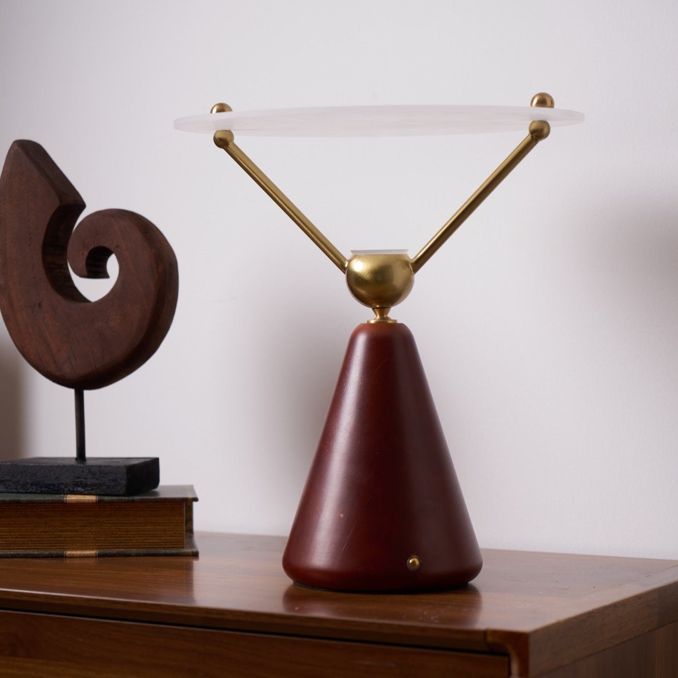 Balance Modern Wood Table Lamp-Neutral Decor