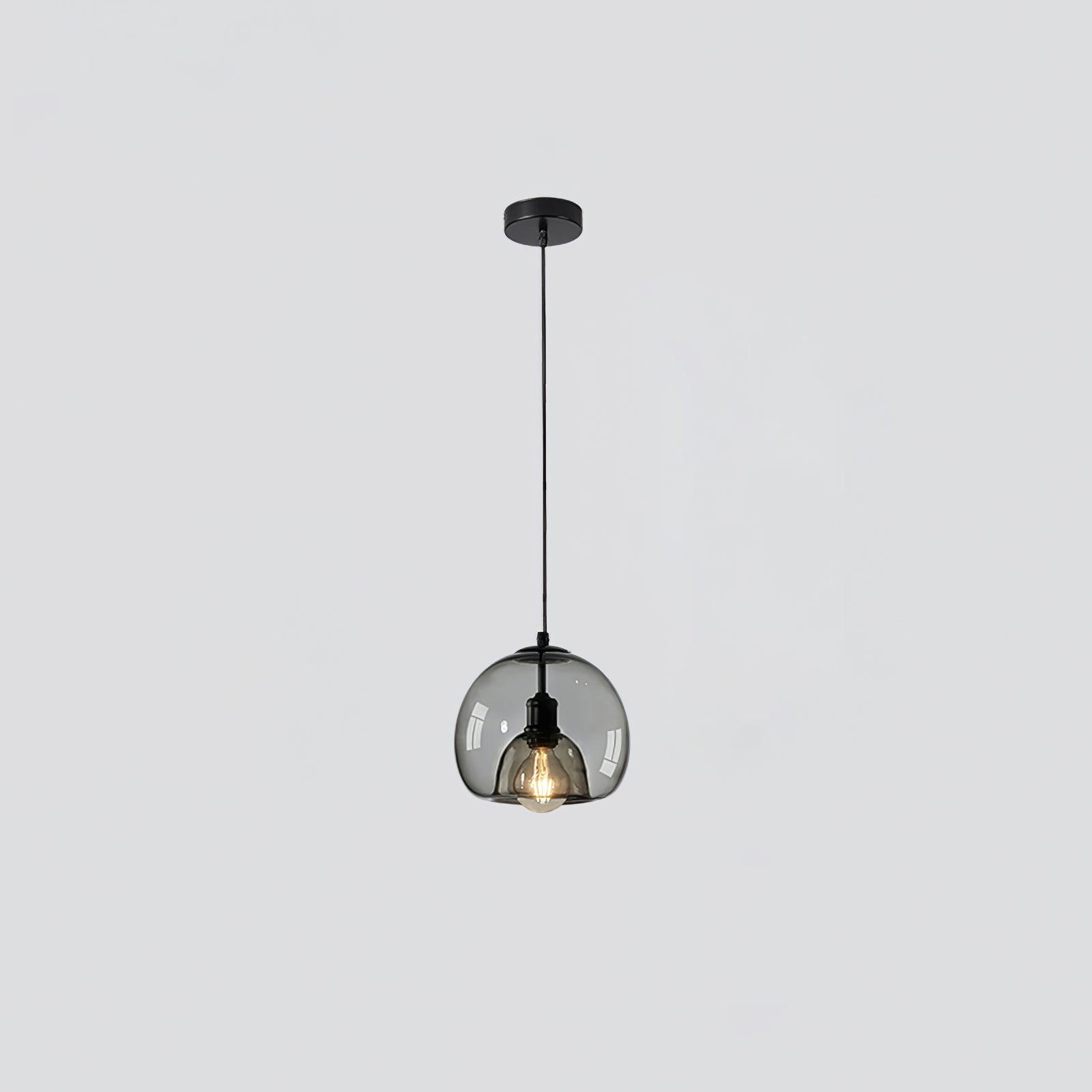 Qev Nordic Art Pearl Glass Pendant Lamp-Neutral Decor