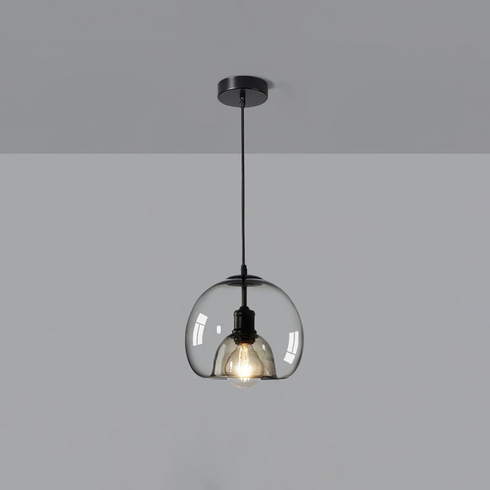 Qev Nordic Art Pearl Glass Pendant Lamp-Neutral Decor