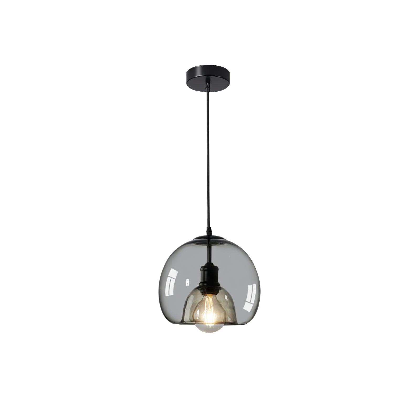 Qev Nordic Art Pearl Glass Pendant Lamp-Neutral Decor