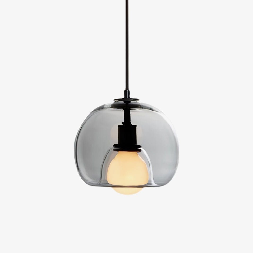 Eamver Glass Contemporary Pendant Light-Neutral Decor