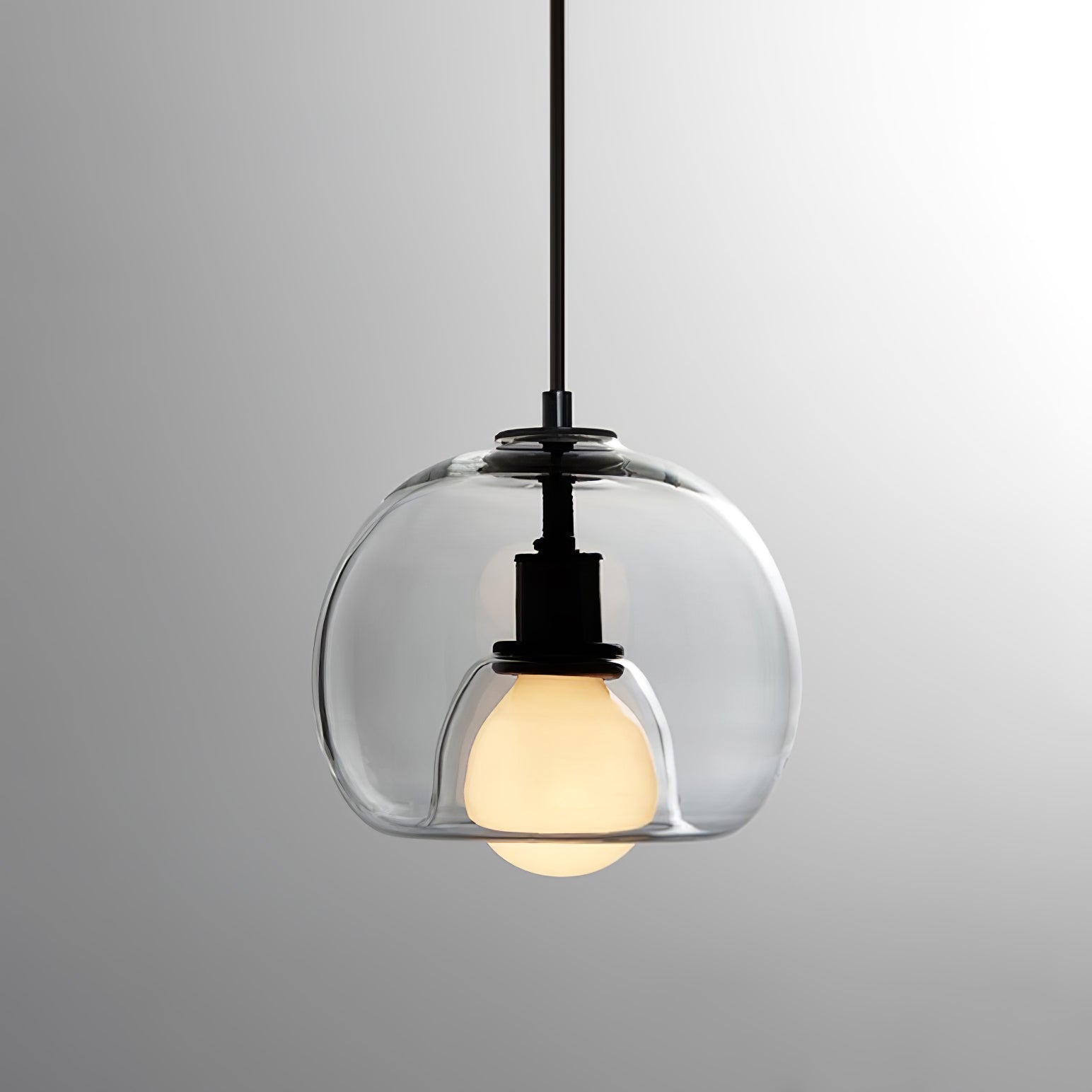 Eamver Glass Contemporary Pendant Light-Neutral Decor