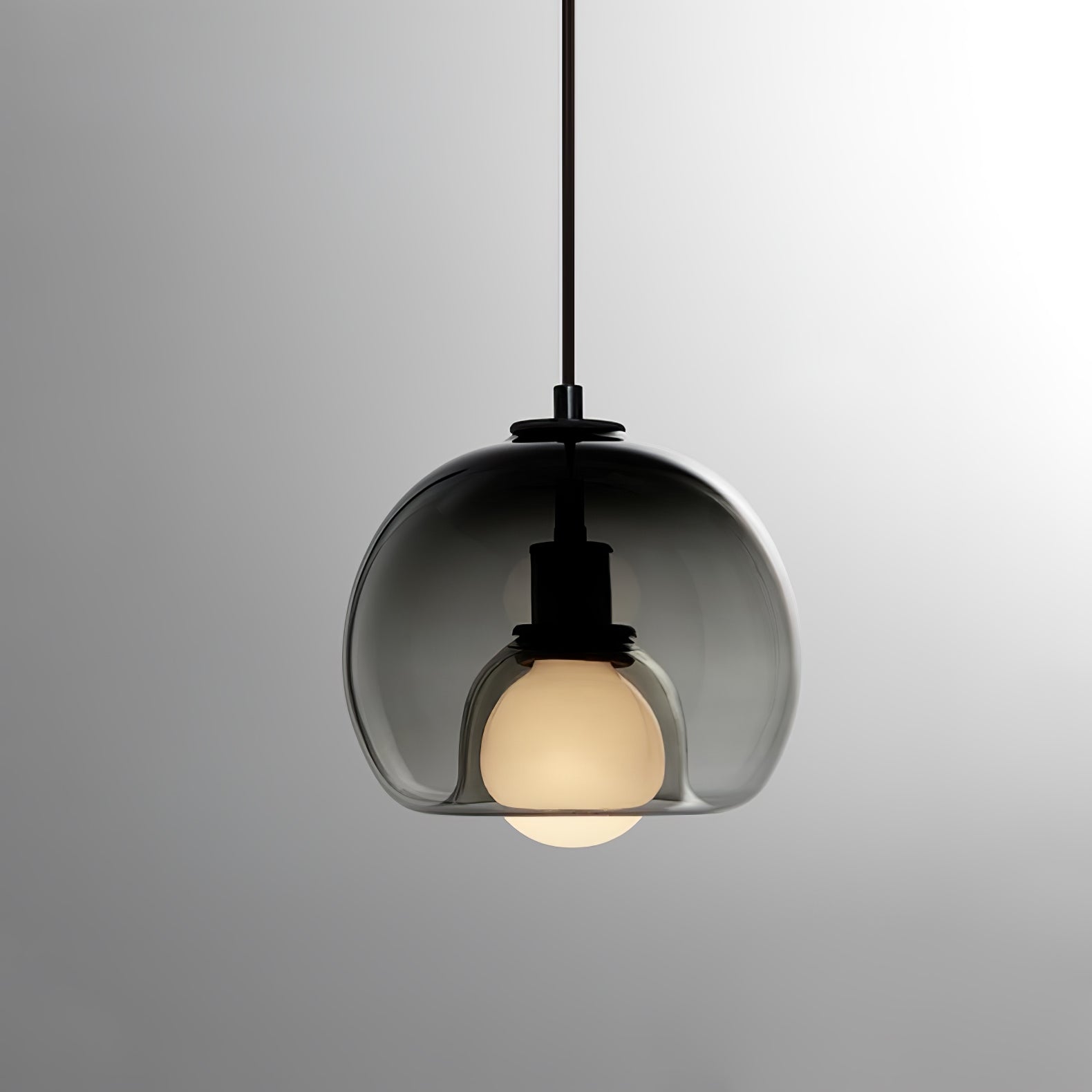 Eamver Glass Contemporary Pendant Light-Neutral Decor