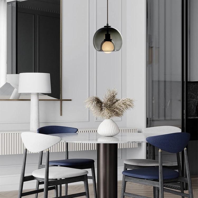 Eamver Glass Contemporary Pendant Light-Neutral Decor