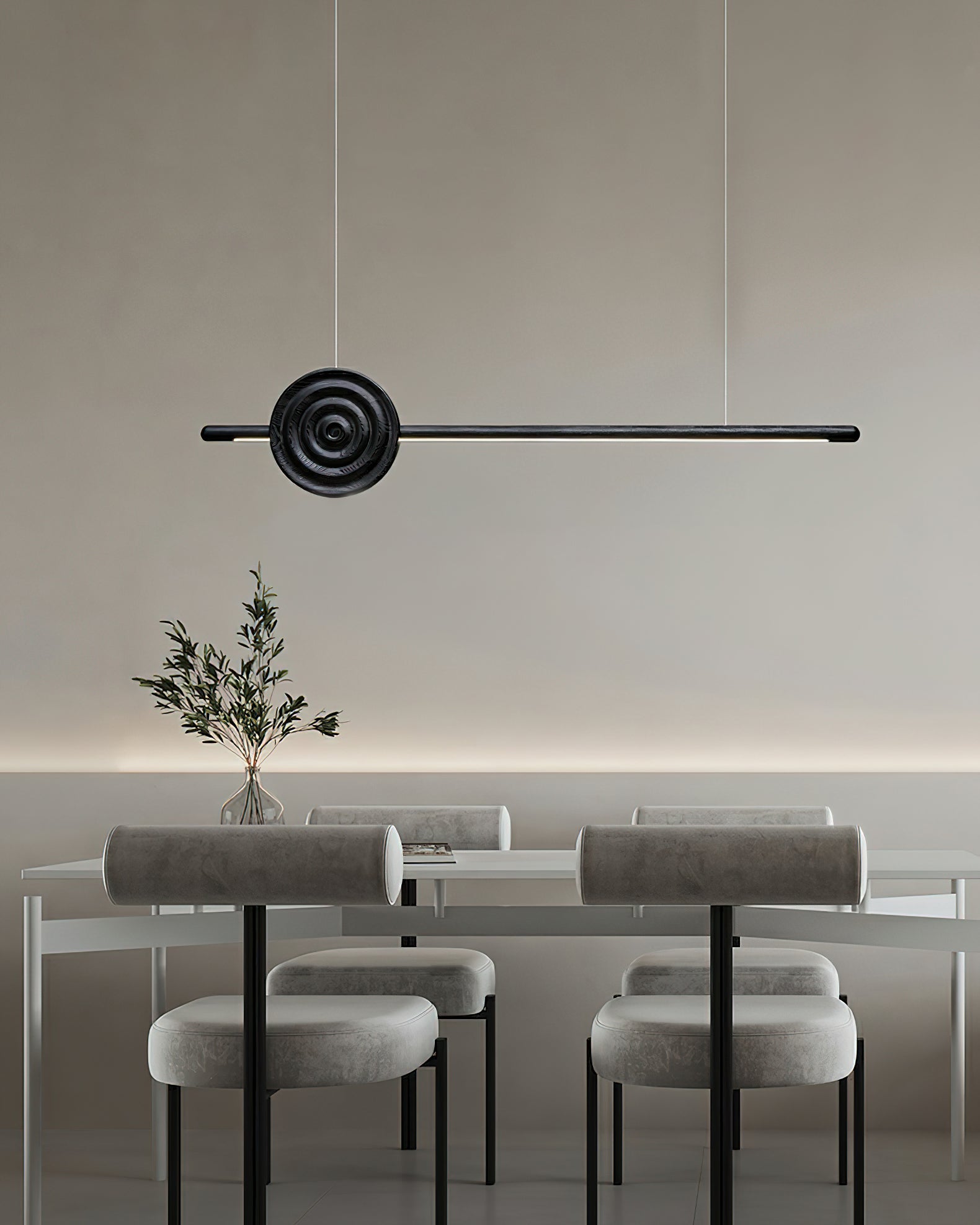 Aurora Chandelier Erhu Wood-Neutral Decor