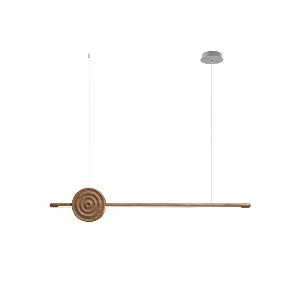 Aurora Chandelier Erhu Wood-Neutral Decor