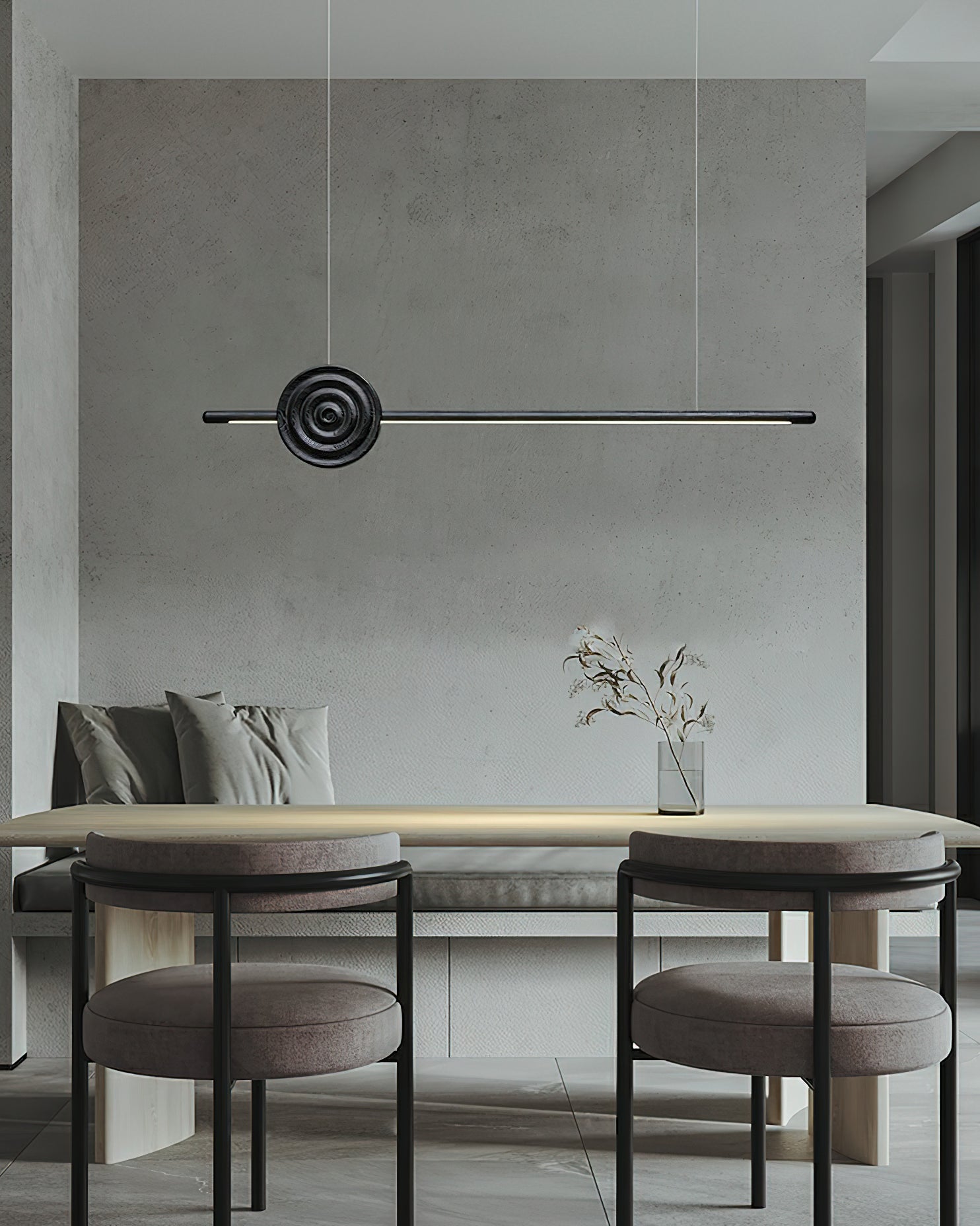 Aurora Chandelier Erhu Wood-Neutral Decor