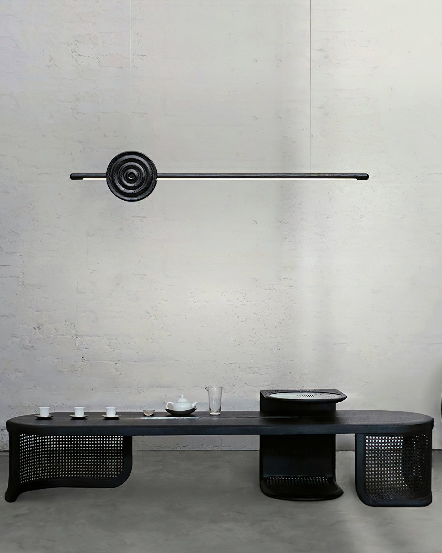 Aurora Chandelier Erhu Wood-Neutral Decor