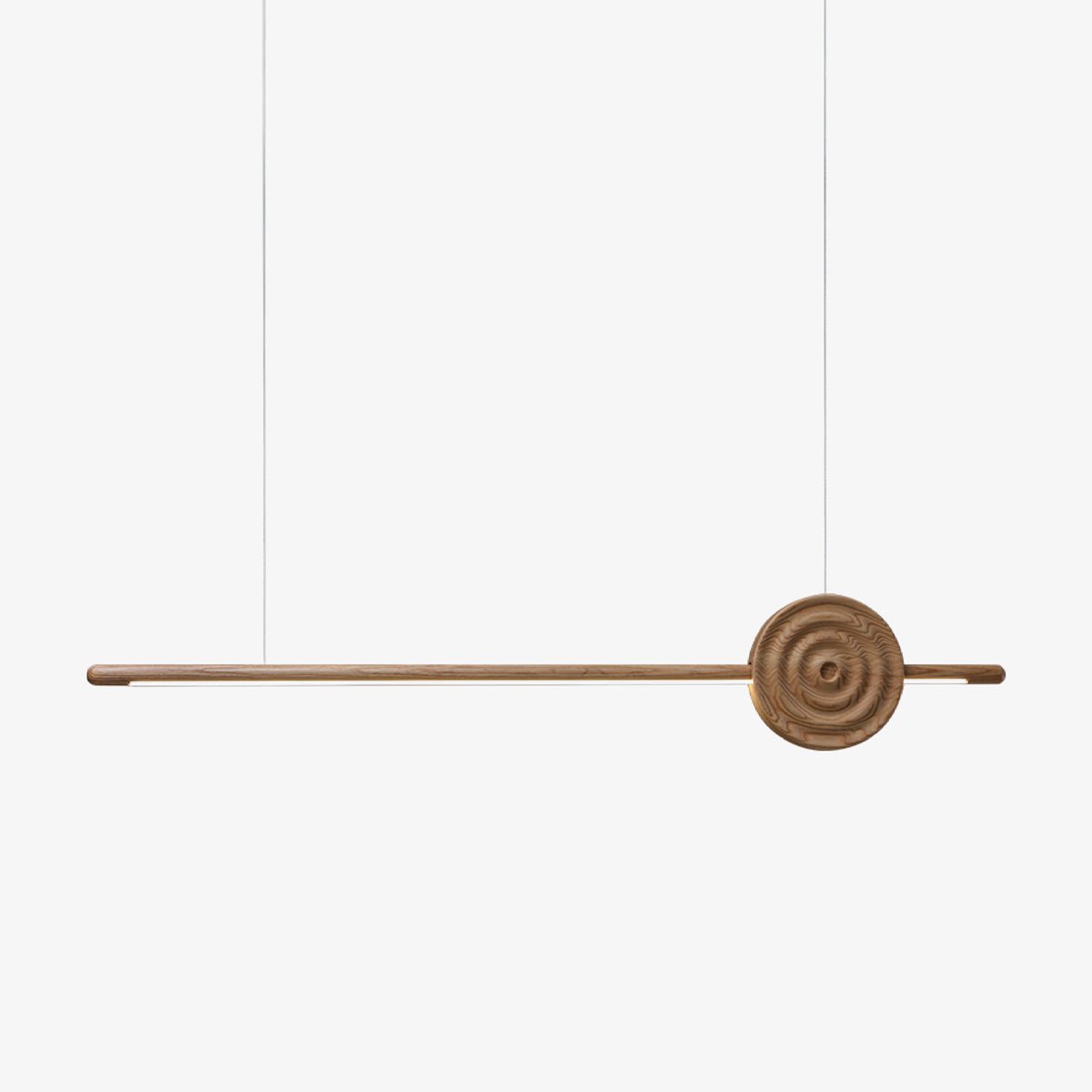 Aurora Chandelier Erhu Wood-Neutral Decor