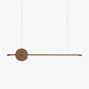 Aurora Chandelier Erhu Wood-Neutral Decor