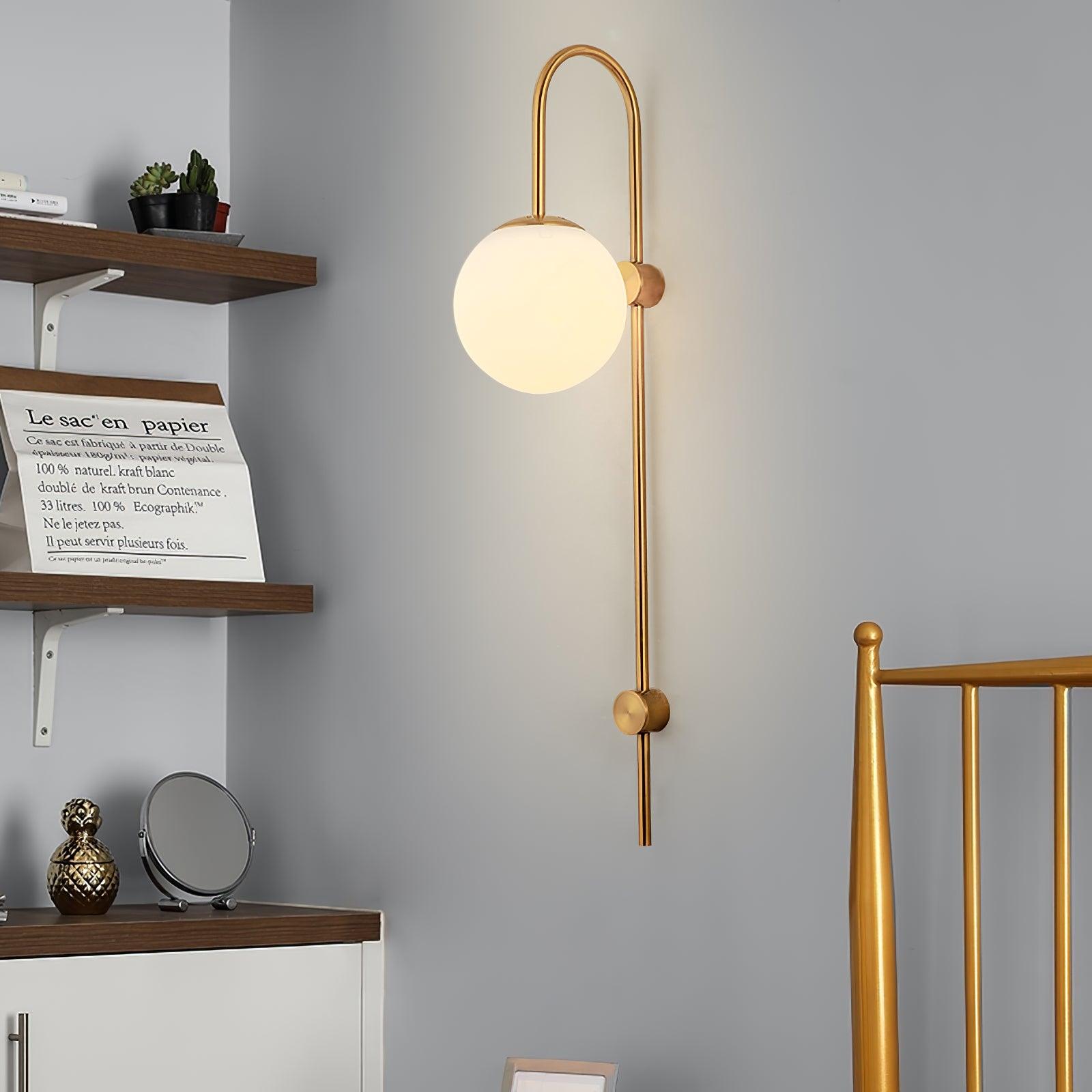 Cavelir Premium Nordic Art Glass Sconce Wall lamp-Neutral Decor