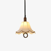 Eurvaryra Classic Elegance Fabric Wood Pendant Light-Neutral Decor