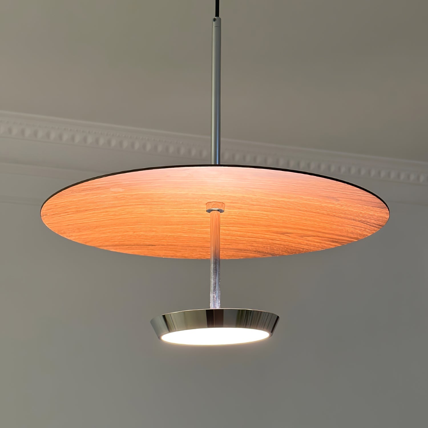 Myphaos Modern Minimalist Disc Pendant Lamp-Neutral Decor