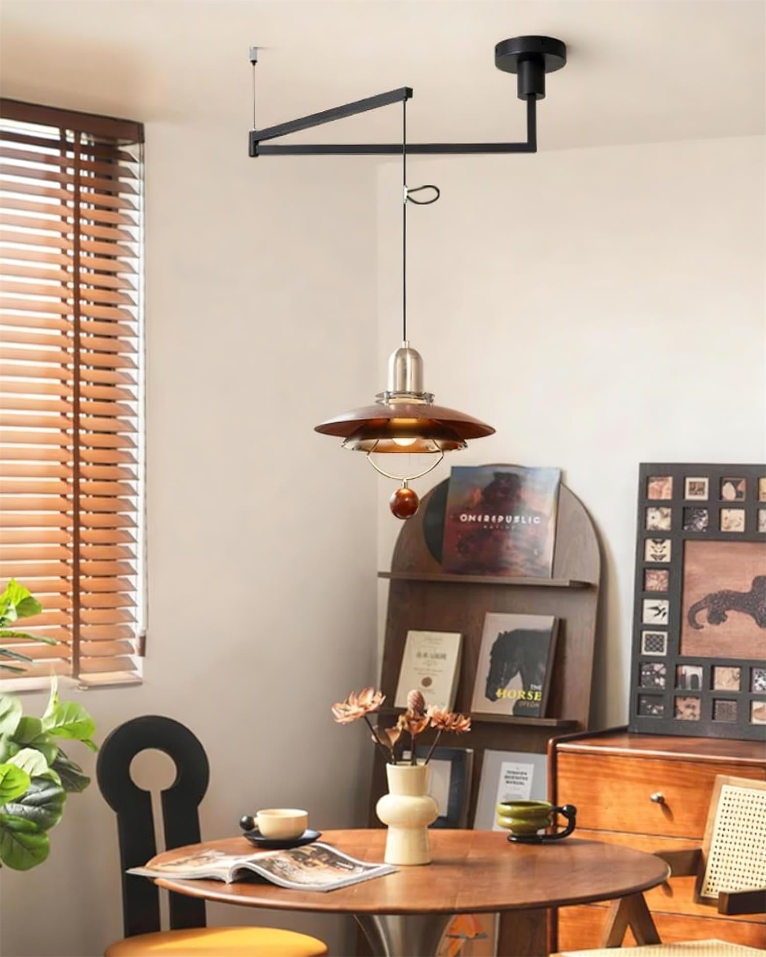 Leontis Swing Arm Pendant Lamp