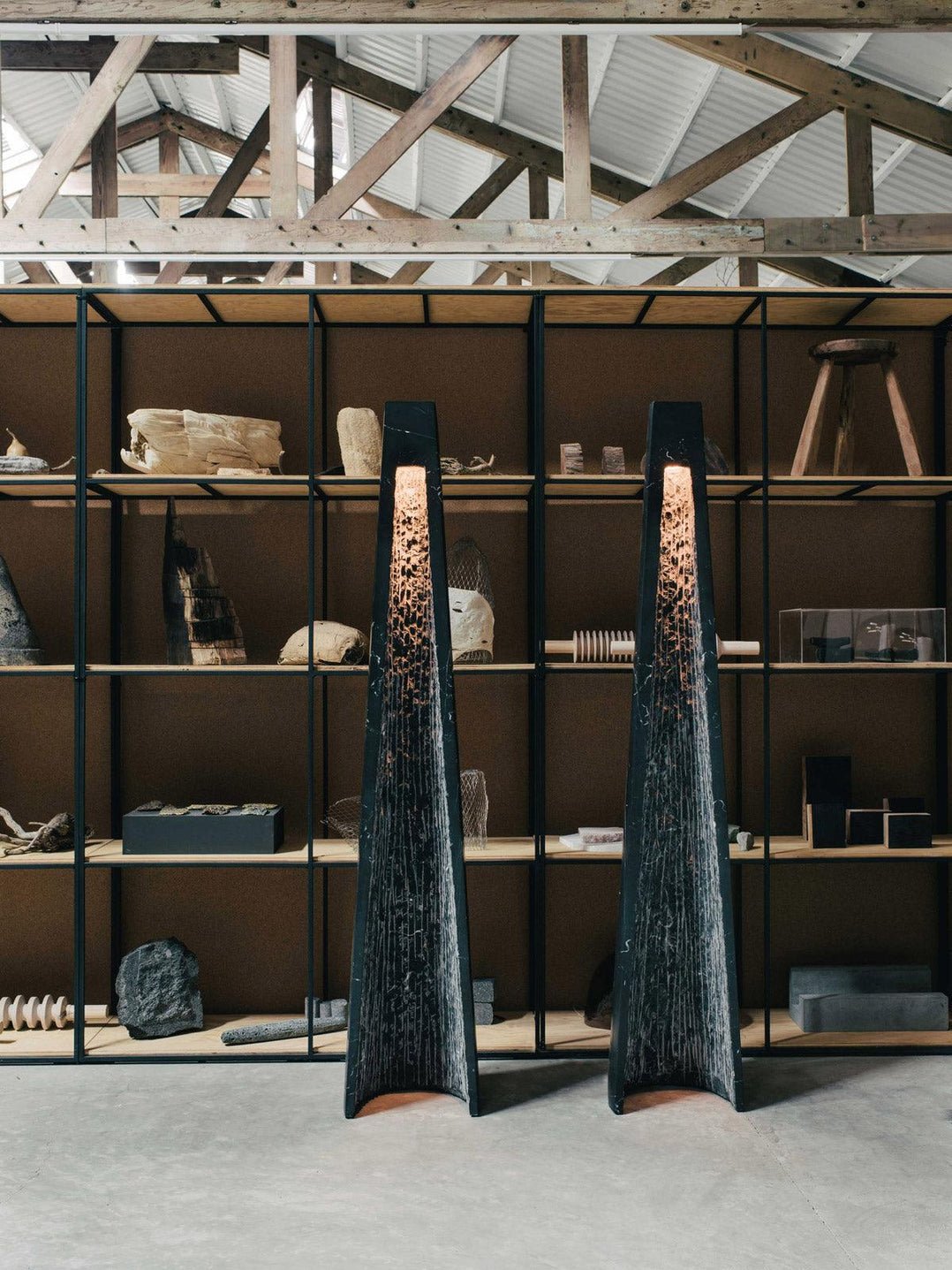 Lave Marble Floor Lamp-Neutral Decor