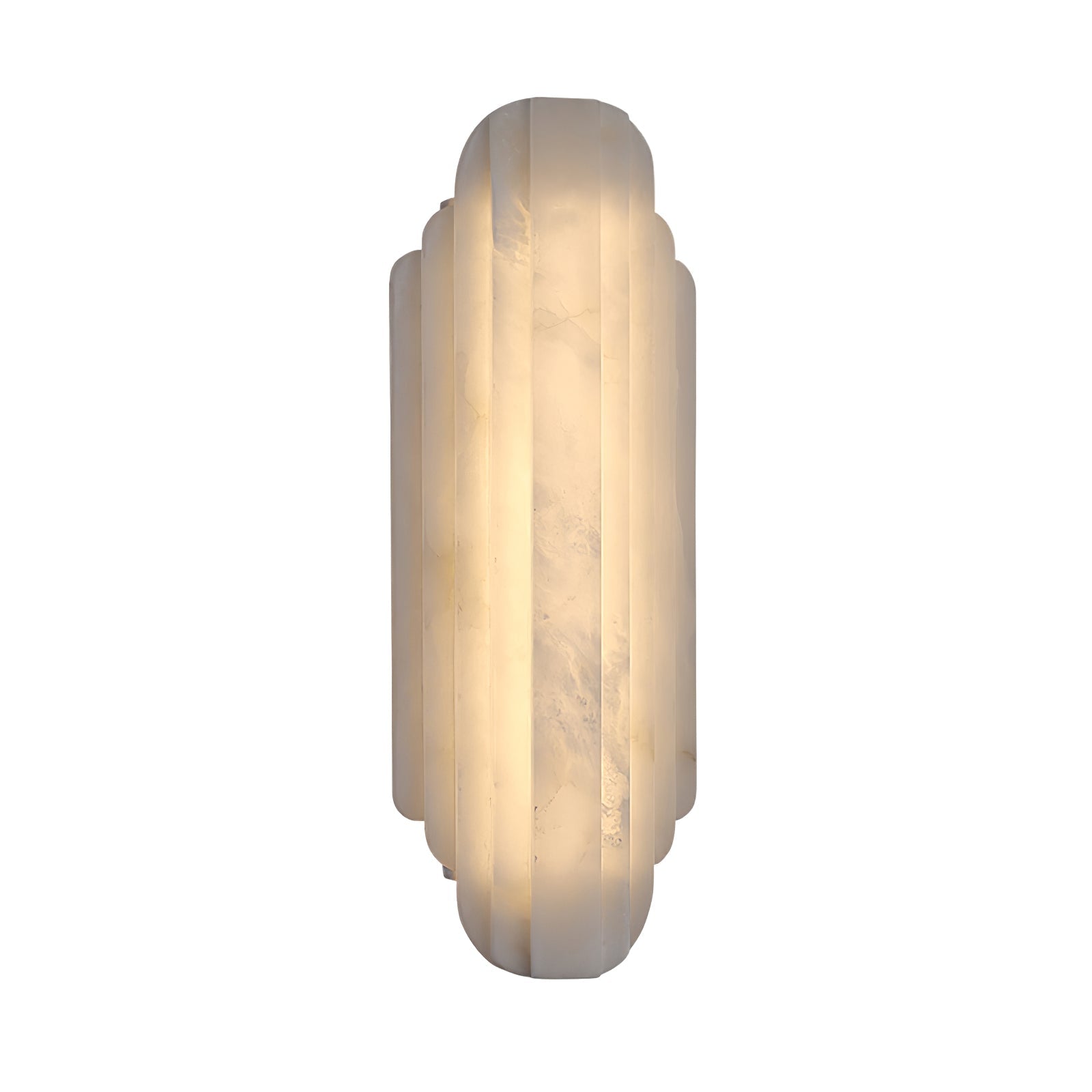 Lalem Art Deco Alabaster Wall Light-Neutral Decor