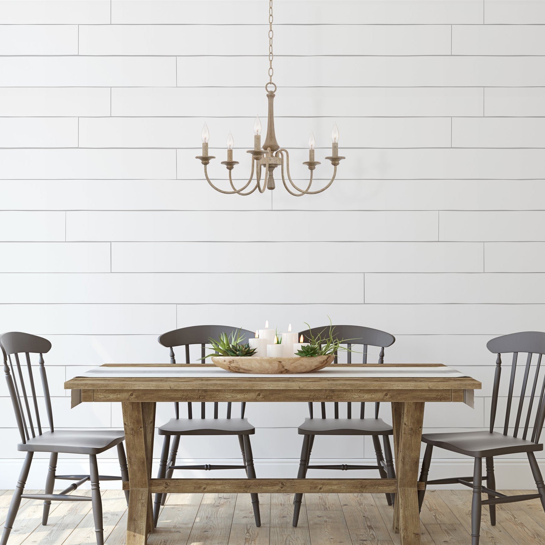 Barnwood Chandelier