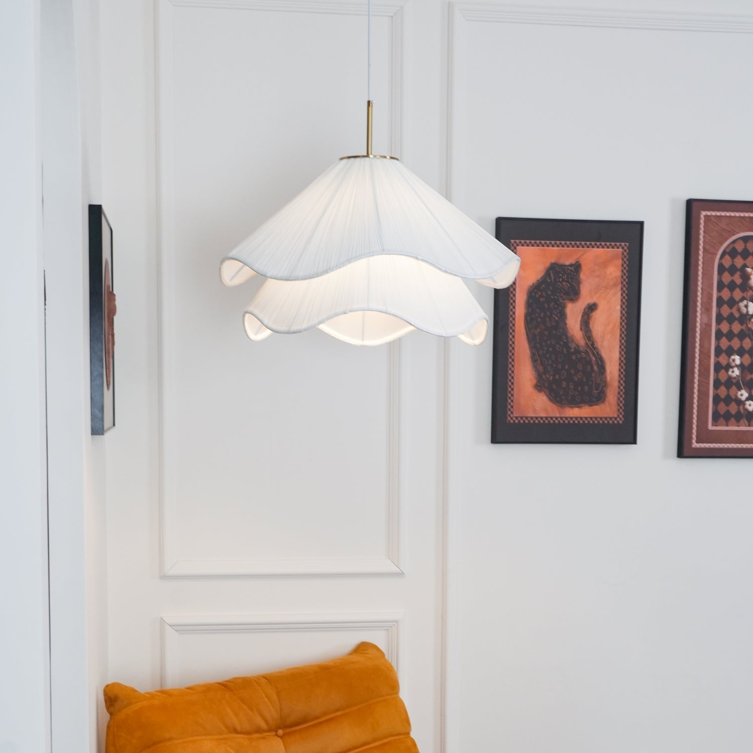 Lustra Pendant Light Bloom Floral Elegant-Neutral Decor