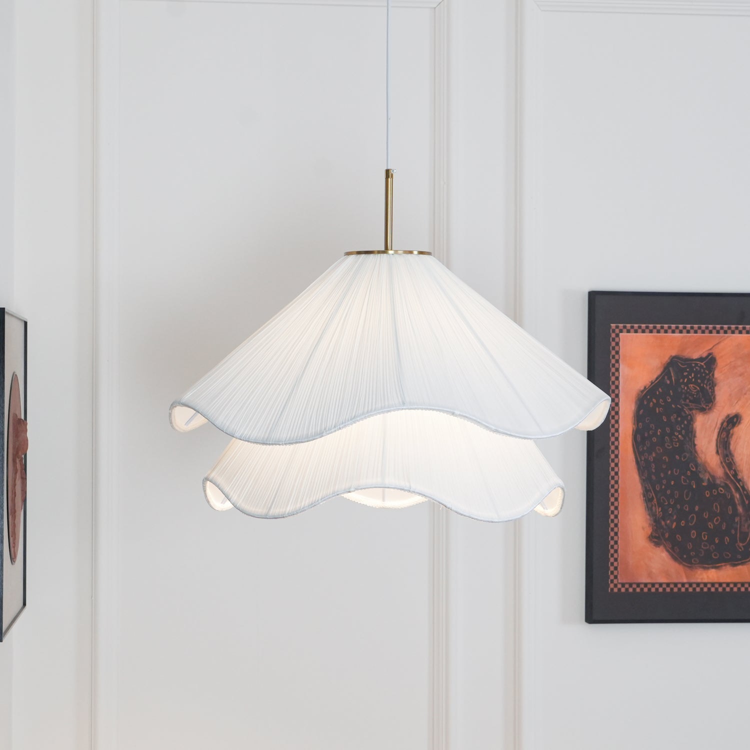 Lustra Pendant Light Bloom Floral Elegant-Neutral Decor