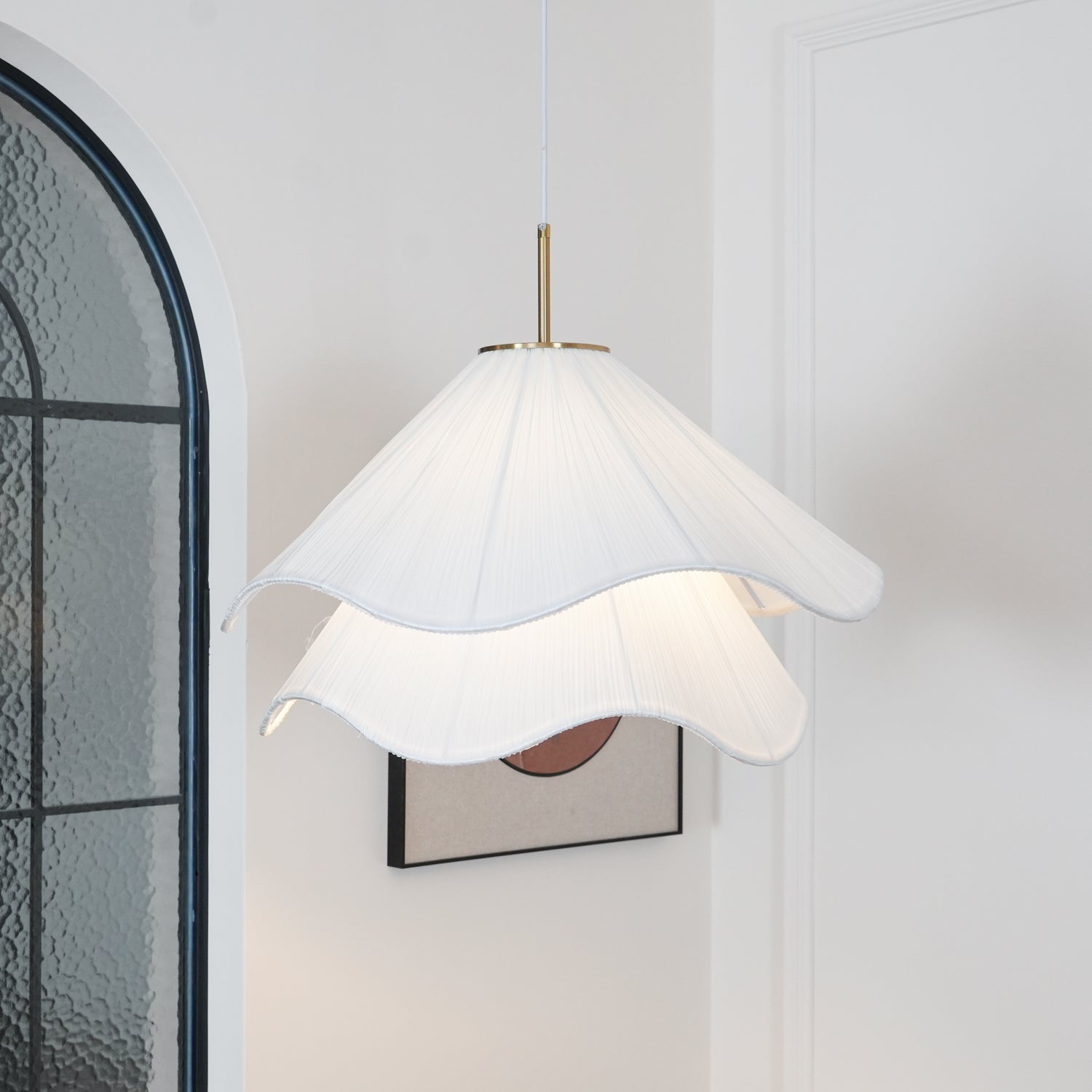 Lustra Pendant Light Bloom Floral Elegant-Neutral Decor