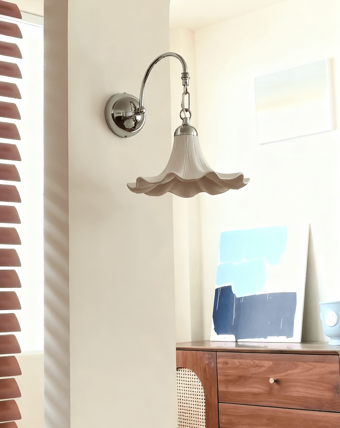 Teks Petal Wall Sconce-Neutral Decor