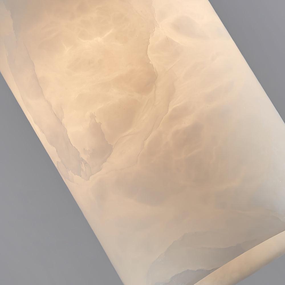 Darienx Cylinder Alabaster Pendant Light-Neutral Decor